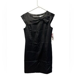 NEW Sandra Darren Black Mini Dress with Bow